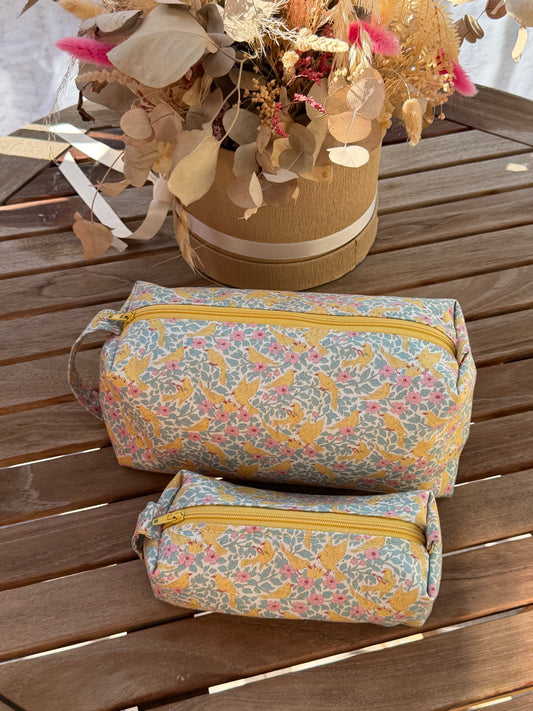 SET Beautycase ALBA  - tessuti floreali