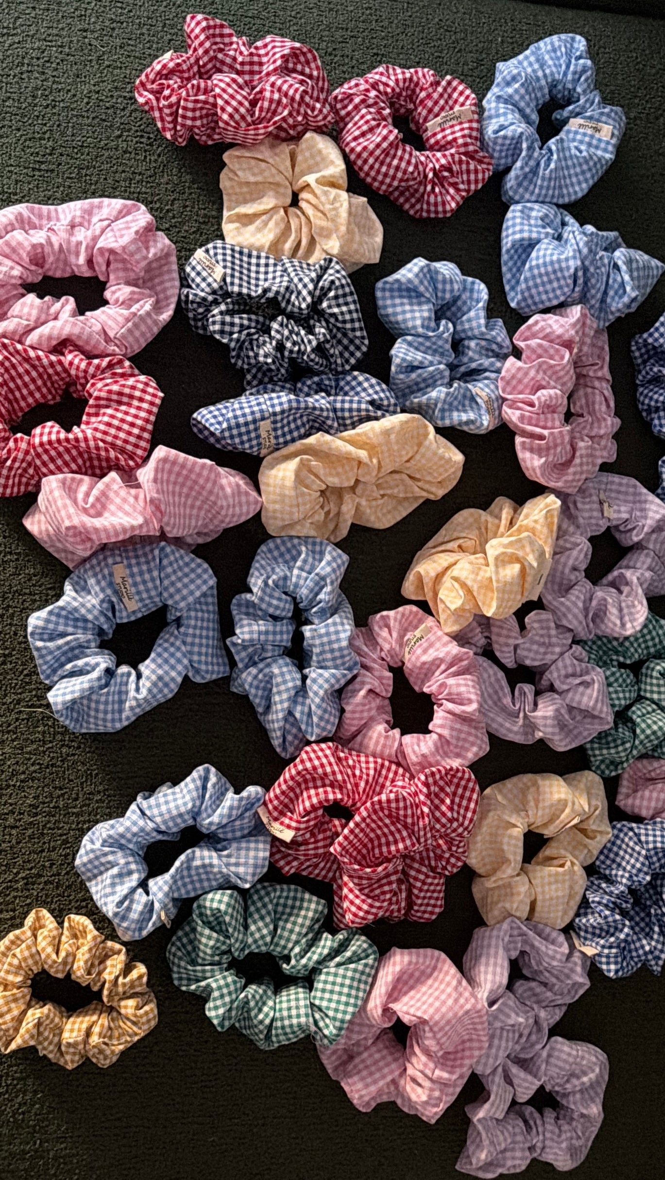 Scrunchie NUVOLA - tessuti Vichy